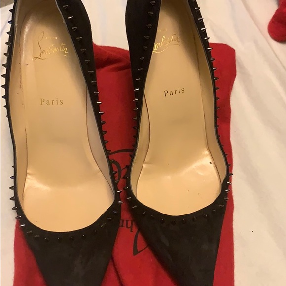 Louboutin shoes size 40 . Only worn a few times .